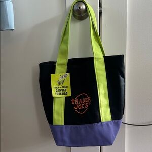 Trader Joe's Halloween mini Canvas Tote Bag